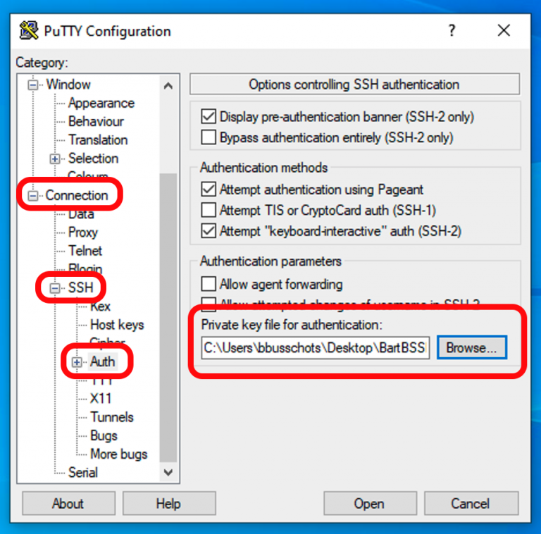 Ssh key windows